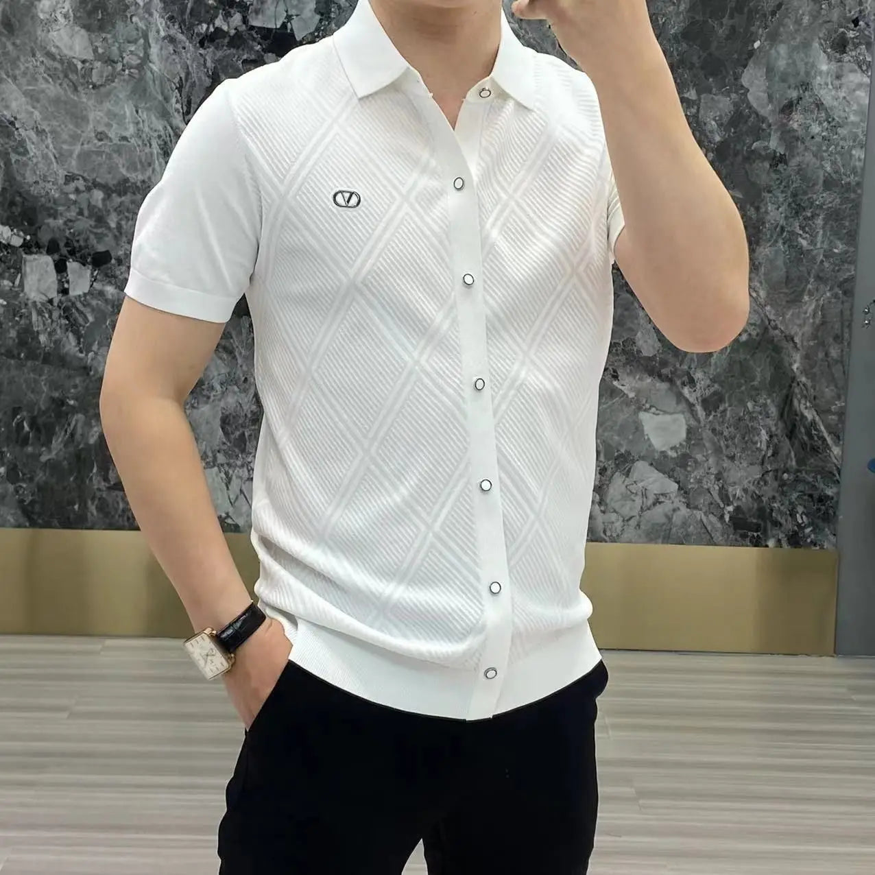 MEN'S ICE SILK BUSINESS SHIRT
