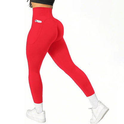 Calça de ioga de cintura alta