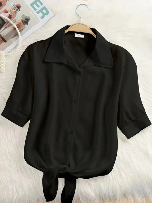 Blusa feminina chiffon de verão