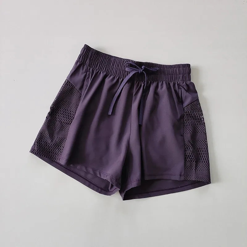 Shorts de ioga femininos