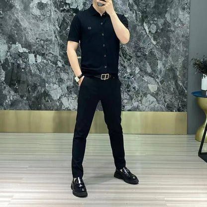 MEN'S ICE SILK BUSINESS SHIRT