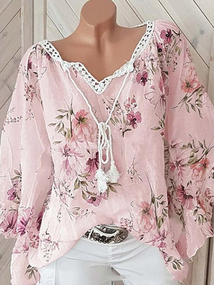 Blusa feminina com decote