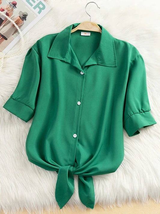 Blusa feminina chiffon de verão
