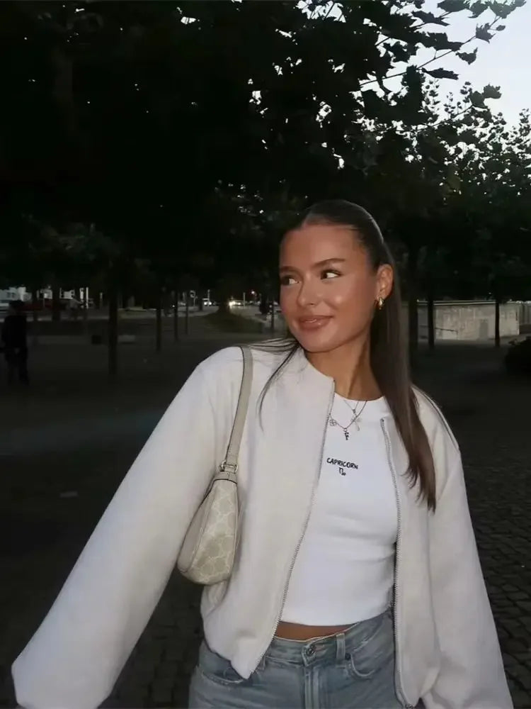 Jaqueta feminina retrô