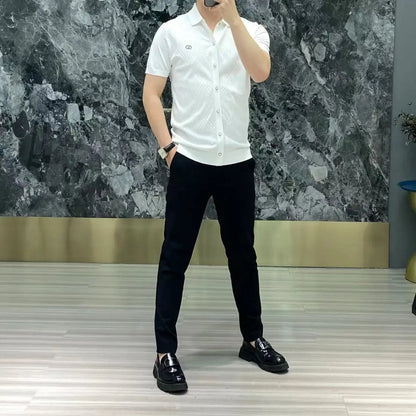 MEN'S ICE SILK BUSINESS SHIRT