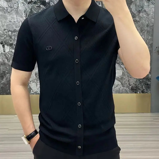 MEN'S ICE SILK BUSINESS SHIRT