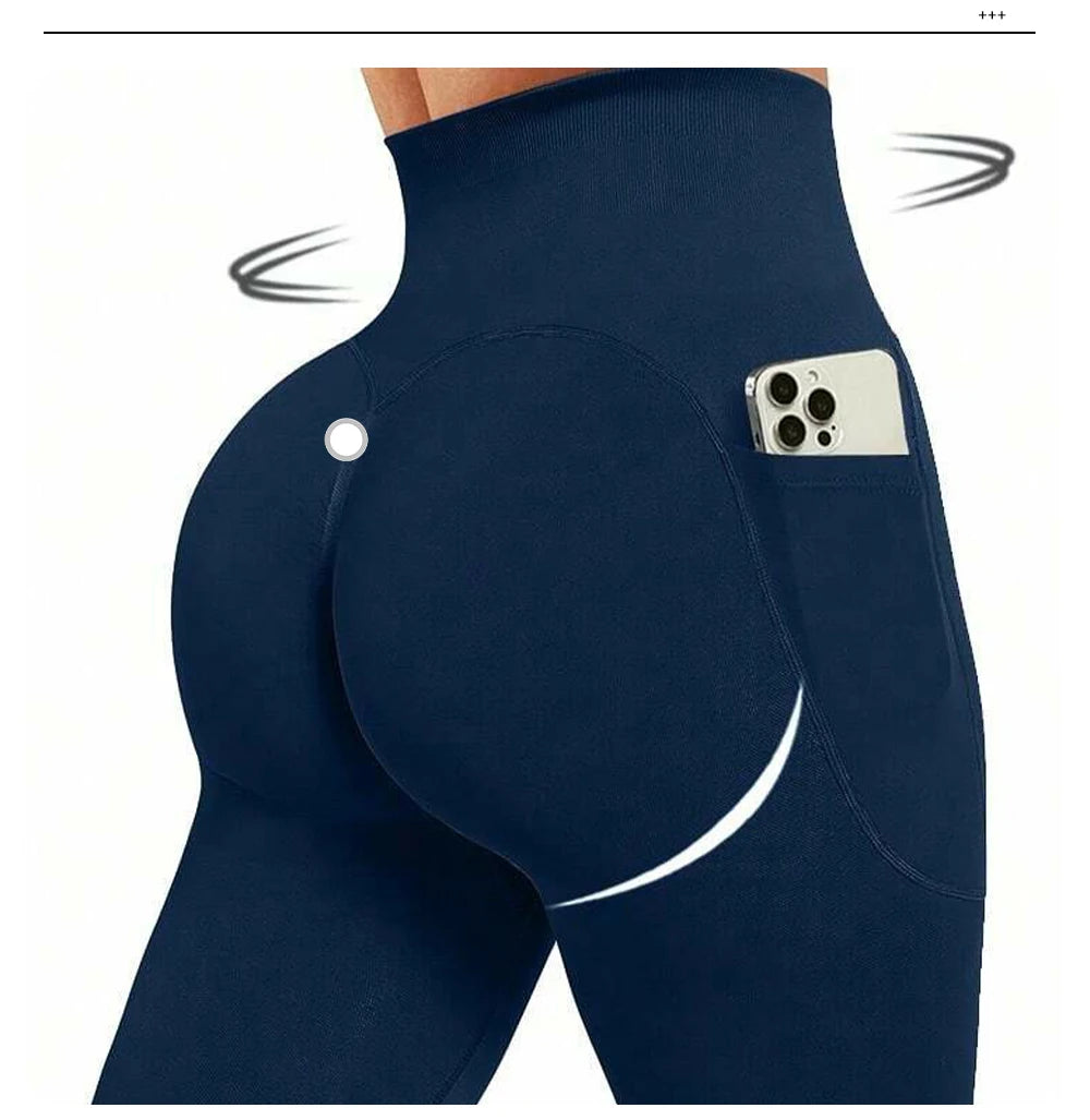 Calça de ioga de cintura alta