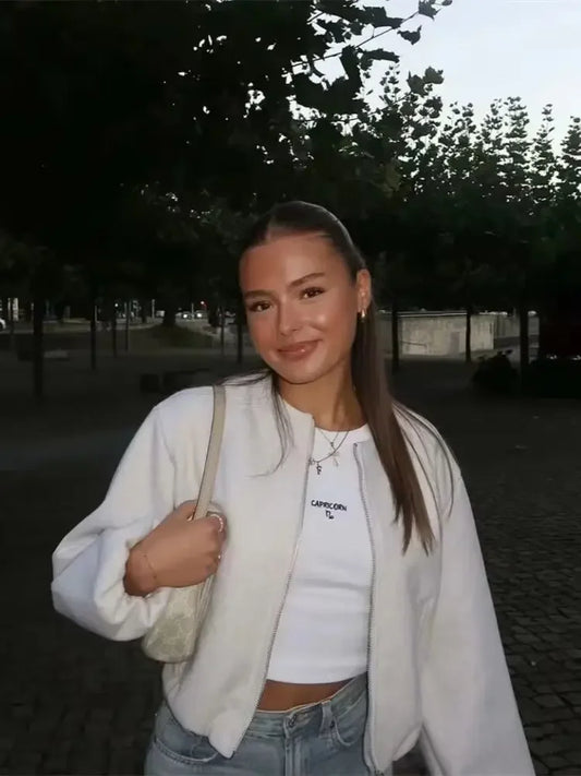 Jaqueta feminina retrô
